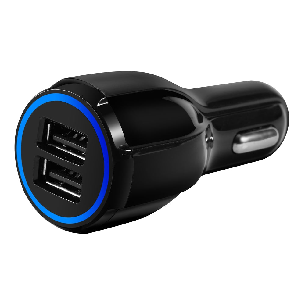 Automotive Charger QC3.0 Mobile Phone Universal Multi Function 3.1A Double USB Vehicle Charging ...