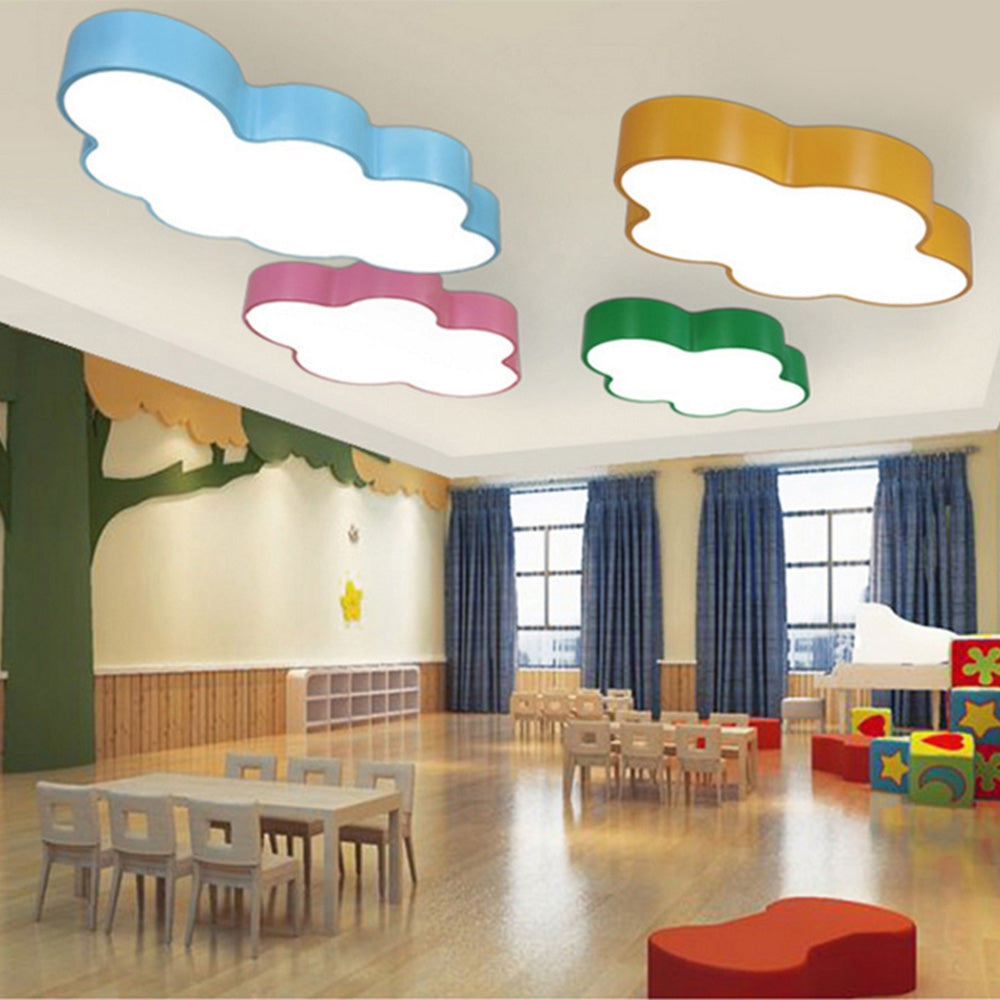 BRELONG LED Cloud Ceiling Light Children's Bedroom Cartoon Lights 60 x 40 x 9cm 36W White Light