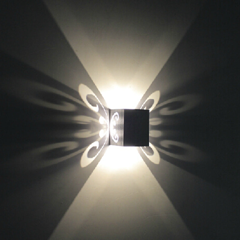 Conceal Install Wall Lamp Decoration Stage Light Butterfly Pattern