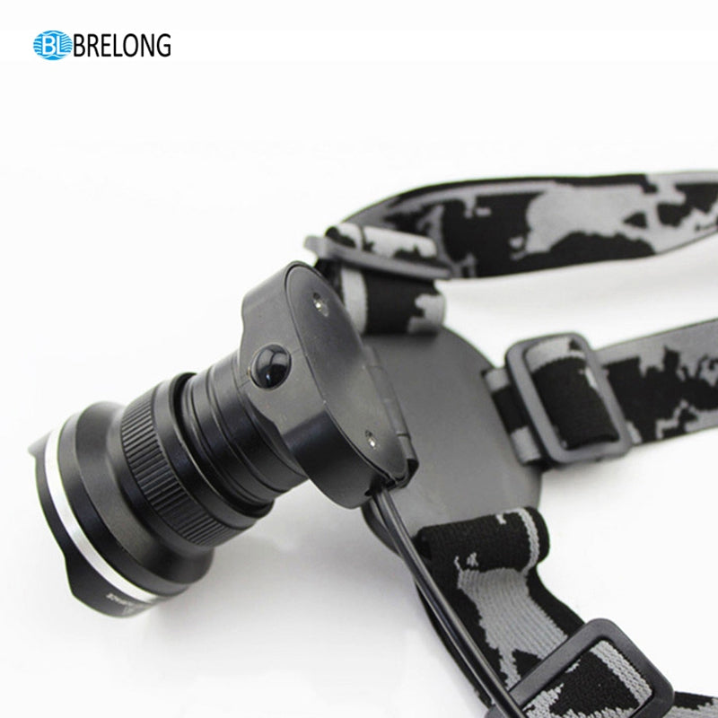 BRELONG LED HeadlampS XML - T6 2 x 18650 No Battery and Charger