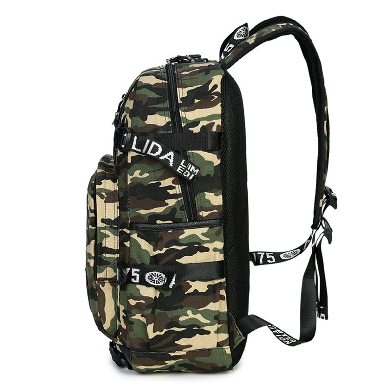 Aolida 6101-1 Large Capacity Camouflage Outdoor Backpack Laptop Bag