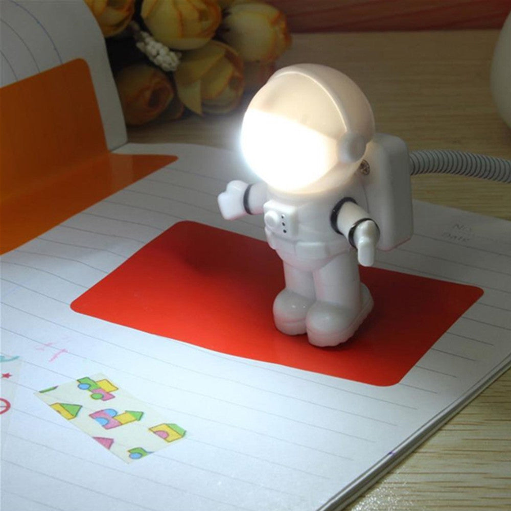 Creative Spaceman Astronaut LED Flexible USB Light for Laptop PC Notebook