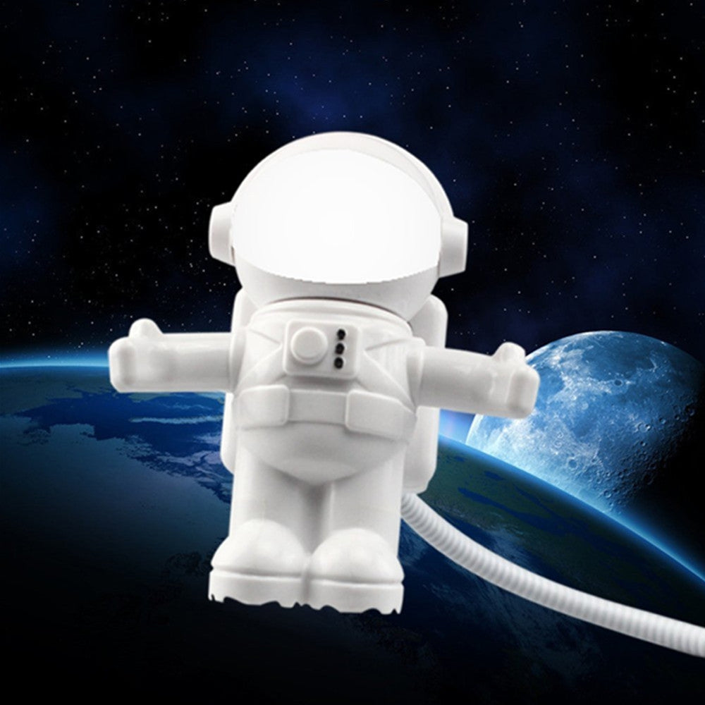 Creative Spaceman Astronaut LED Flexible USB Light for Laptop PC Notebook