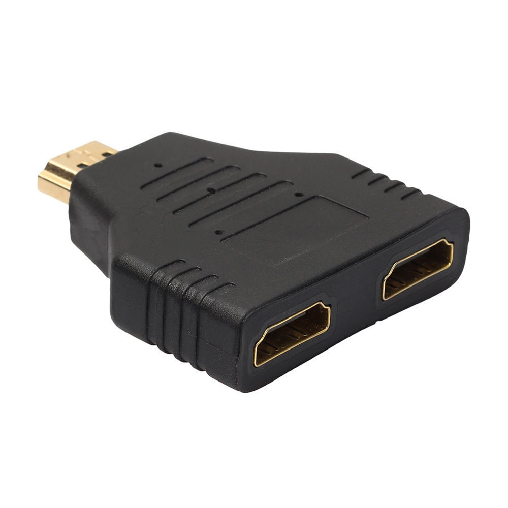 1080P HDMI Port Male to 2 Female 1 In 2 Out Splitter Cable Adapter Converter