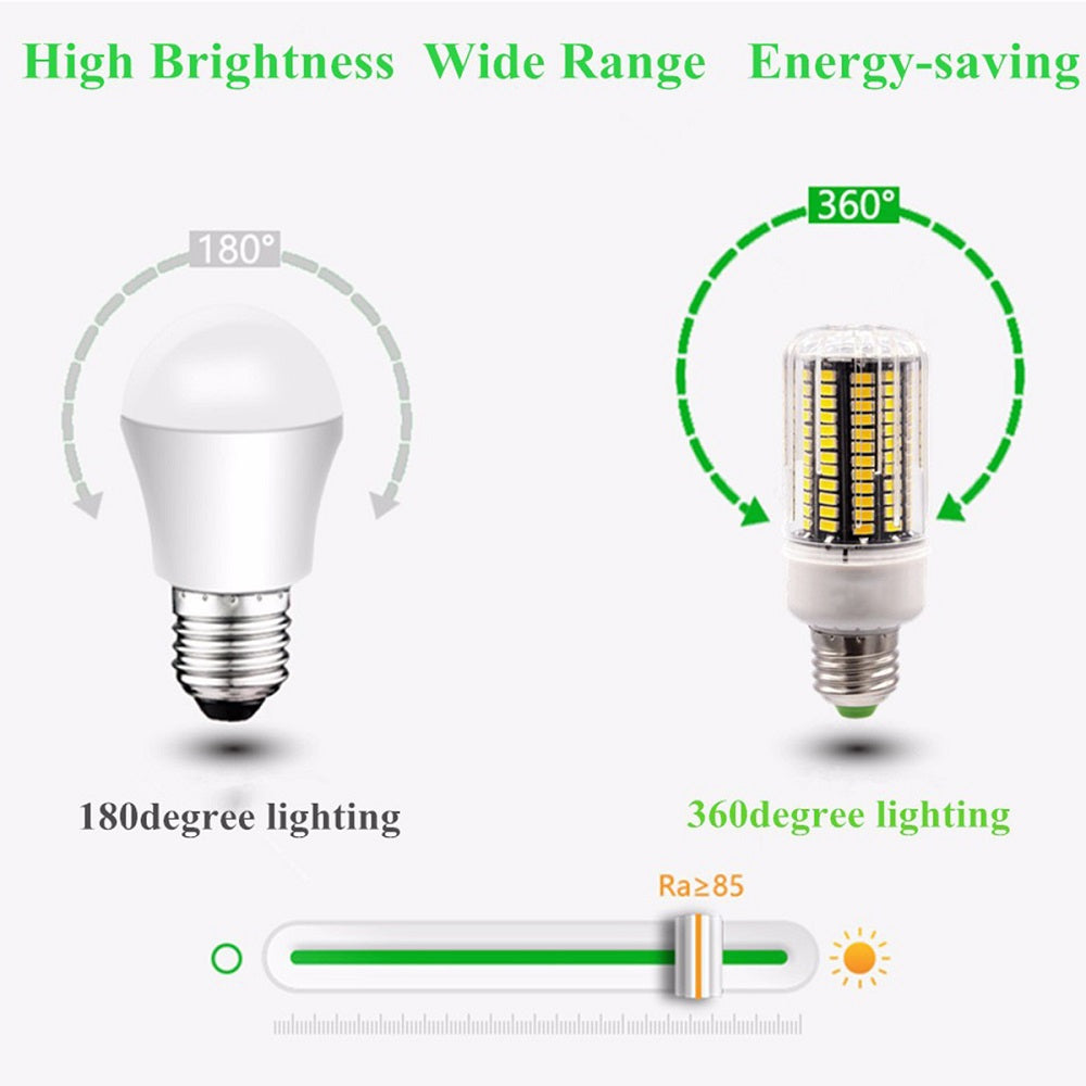 6PCS YouOKLight High Luminous E12 5733 SMD LED Corn Bulb 110-130V 5W Spotlight LED Lamp Light fo...