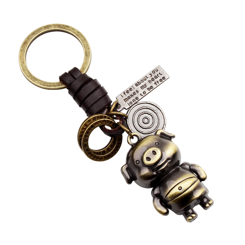 Creative Metal Little Pig Key Chain