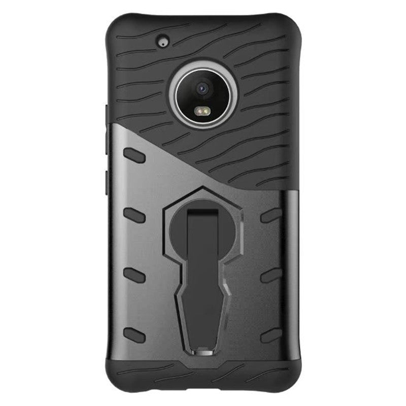Cover Case for Moto G5 Plus Dual Layer Heavy Duty Hybrid Combo Shock-Resistant Full Body Protect...
