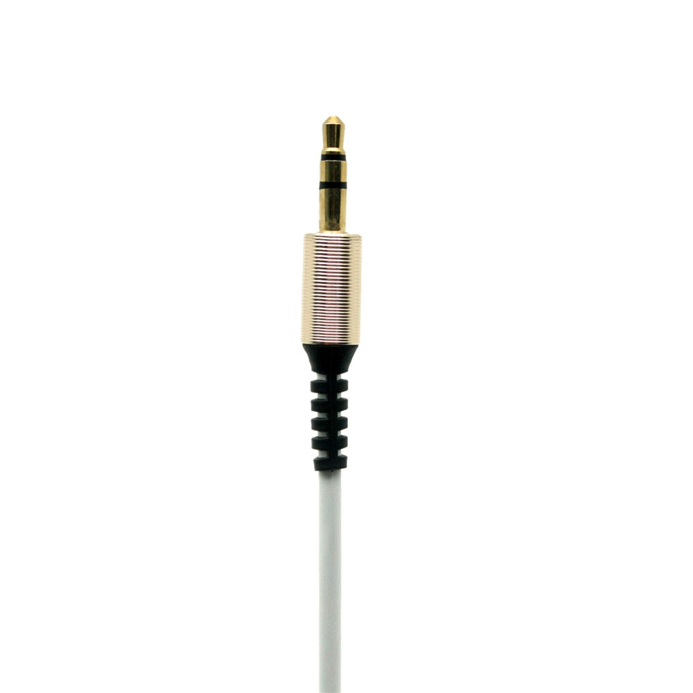 3.5mm Stainless Steel Spring Male to Male AUX Audio Connection Cable