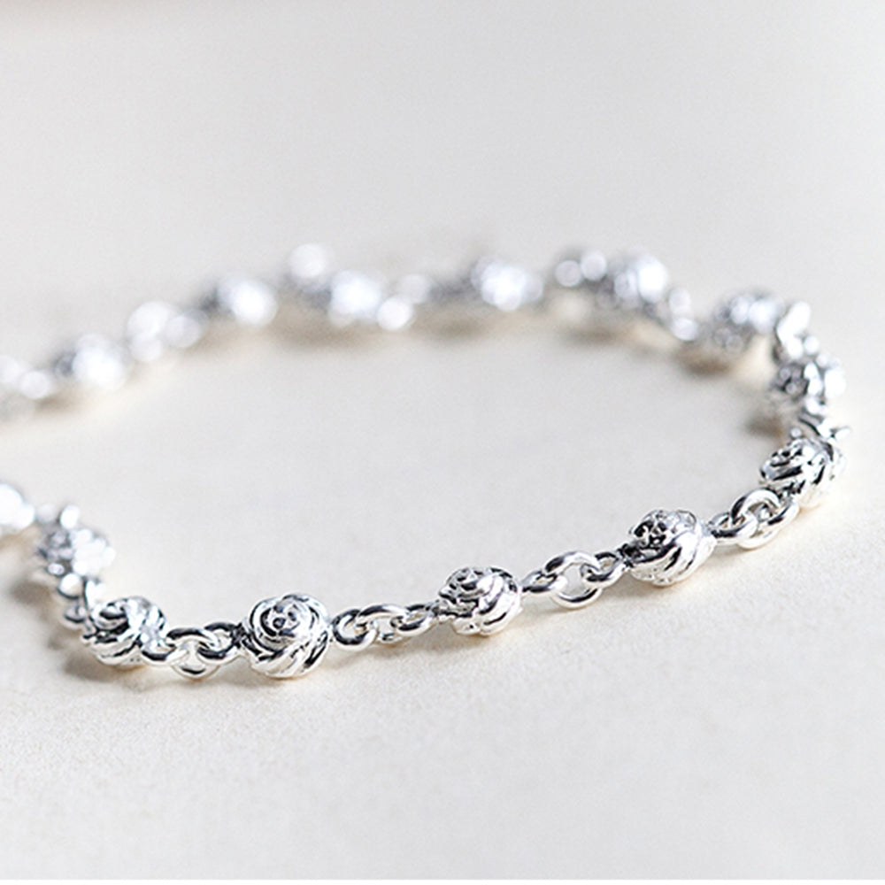 925 Sterling Silver  Bracelet Silver Chain Lady Women Jewelry