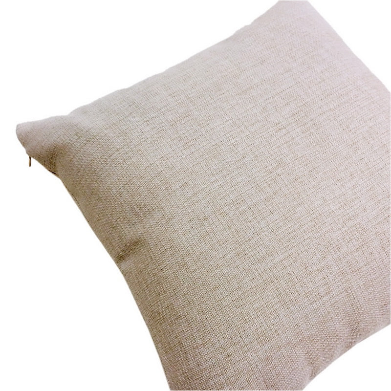 5PCS Good Quality Home Decoration Linen Cushion Covers Snow