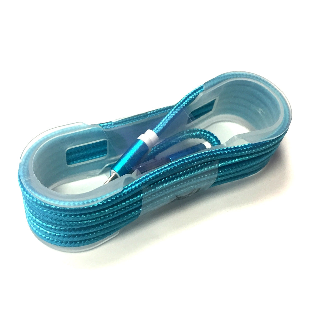 1.5M Nylon Braid Micro USB Data Charging Cable for Android Mobile Phones