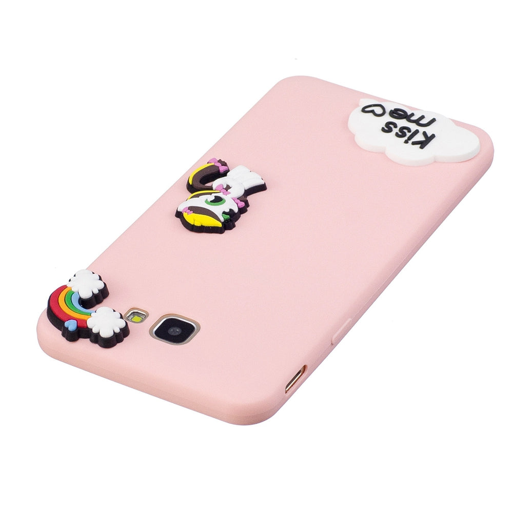 3D Cute Candy Pattern Silicone Soft Back Case for Samsung Galaxy J5 Prime