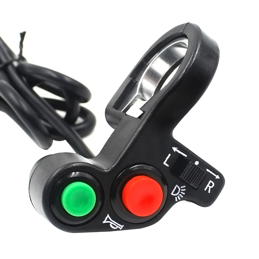 7/8inch Multi-function Motorcycle Offroad Horn Turn Signal On/Off Light Switch