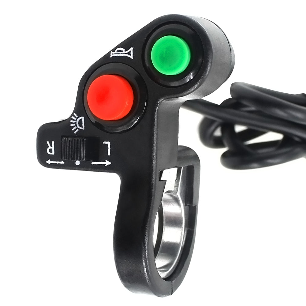 7/8inch Multi-function Motorcycle Offroad Horn Turn Signal On/Off Light Switch