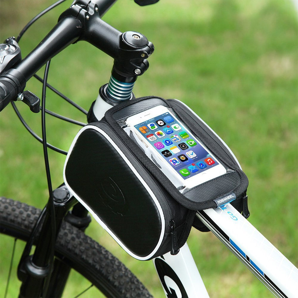 Bicycle Mobile Phone Touch Screen Riding On The Front Tube Saddle Bag