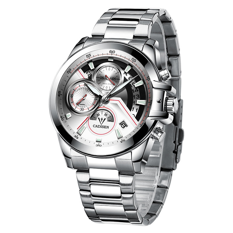 C9016 Quartz Fashion Sports Stainless Steel Men Watch