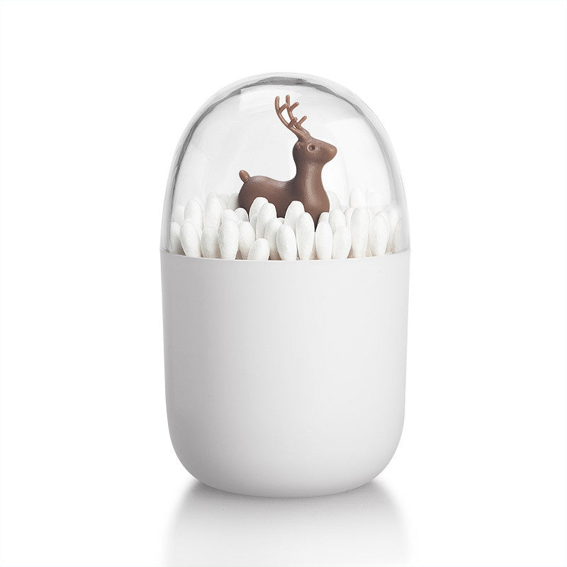 Creative Toothpick Box with Animal Elk Storage Holder