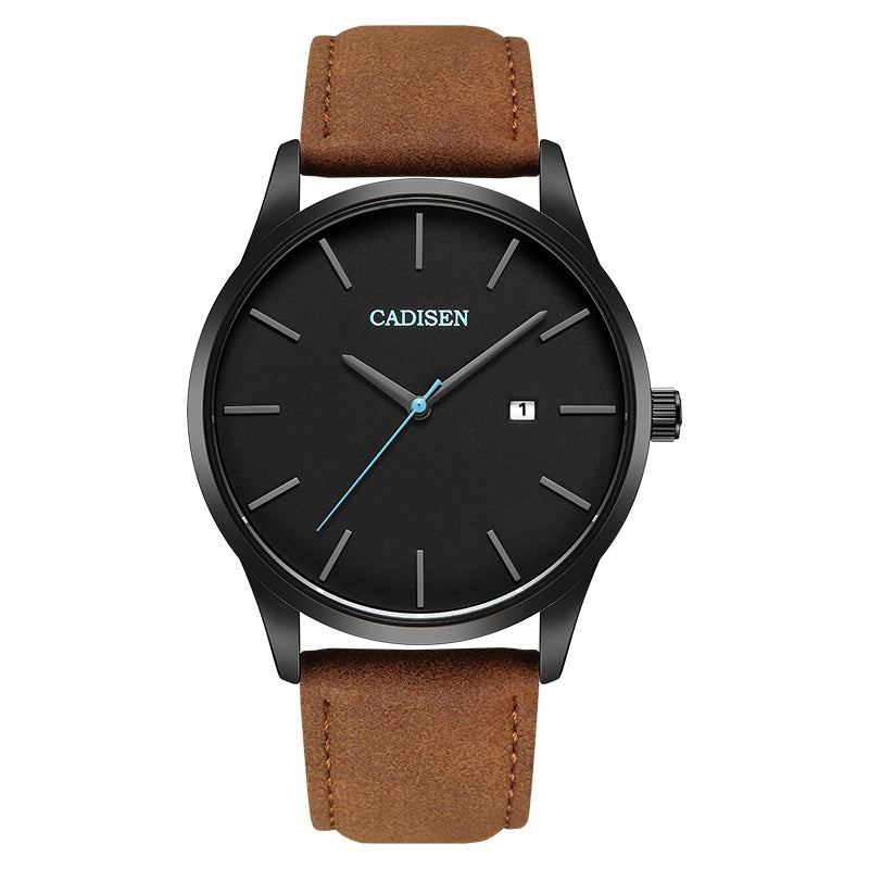 CADISEN C2021 Male Business Leather Band Watch