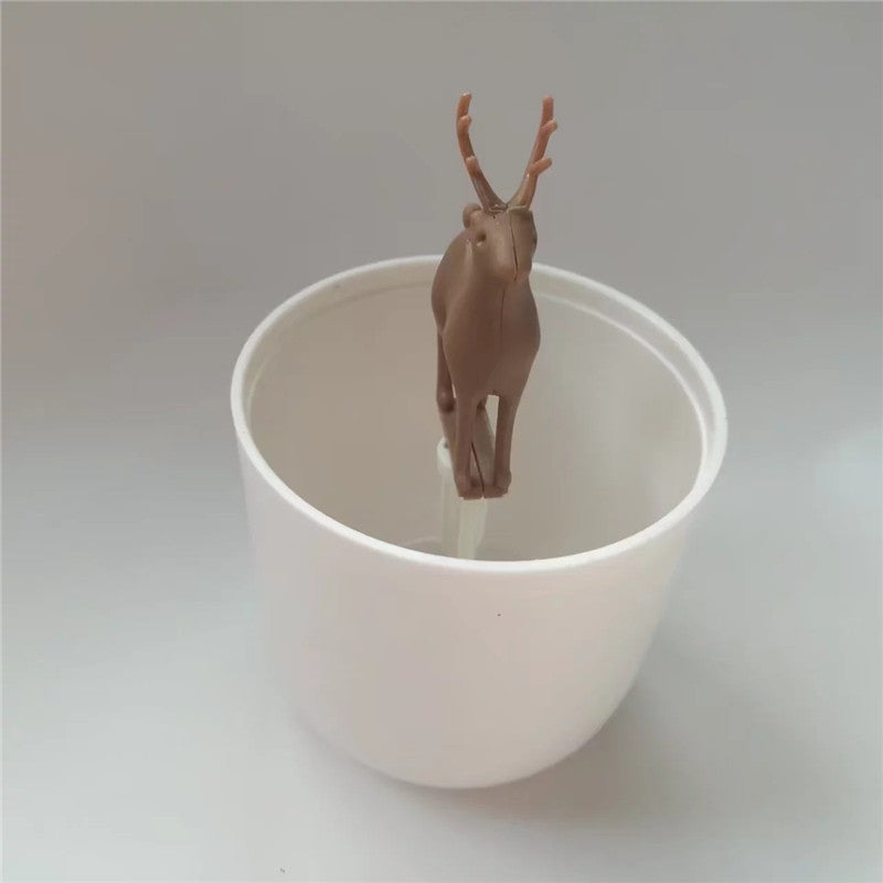 Creative Toothpick Box with Animal Elk Storage Holder