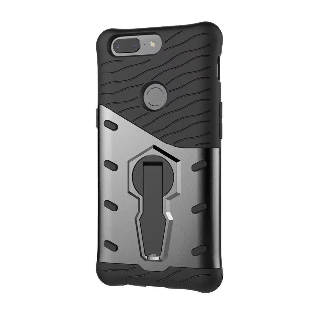 Cover Case for One Plus 5T Creative Personality Following Bracket Of Armor Protection Dual Funct...