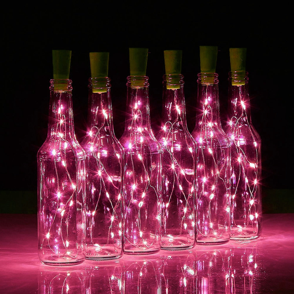 BRELONG 10LED Wine Stopper Brass Lights  Decorative Light String