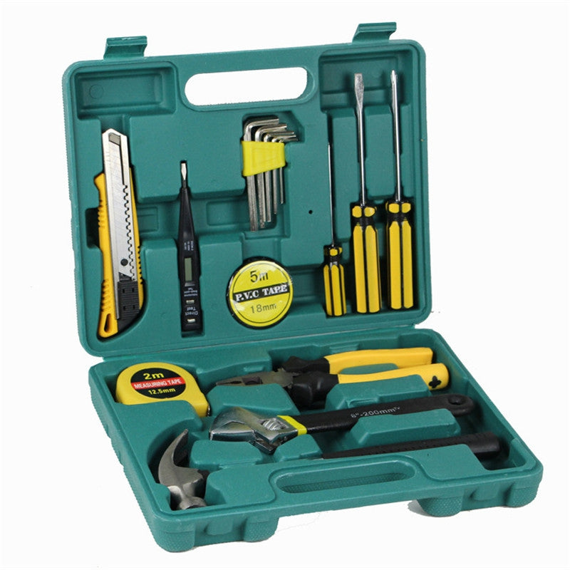 16pcs Car Repair Tool Kits Screwdriver Combination Household Set Hardware Tool Box
