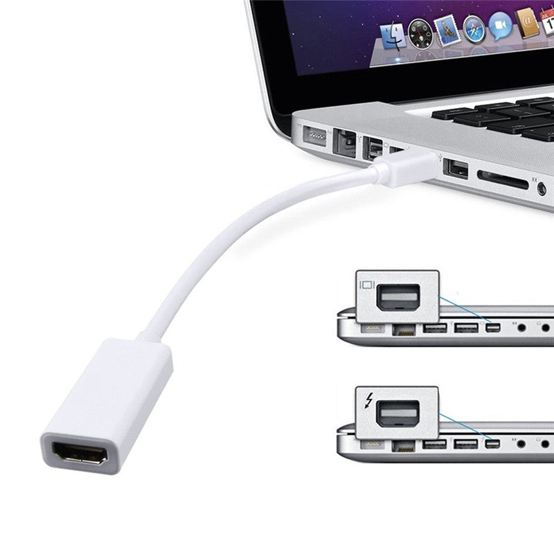 Cable For Apple Mac Macbook Pro Air Thunderbolt Mini DisplayPort Display Port DP to HDMI Adapter