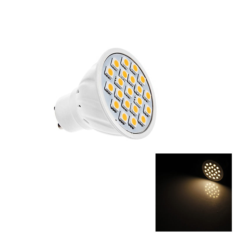 5W GU10 LED Bulbs Lamp 21 LEDs SMD 5050 AC 220V