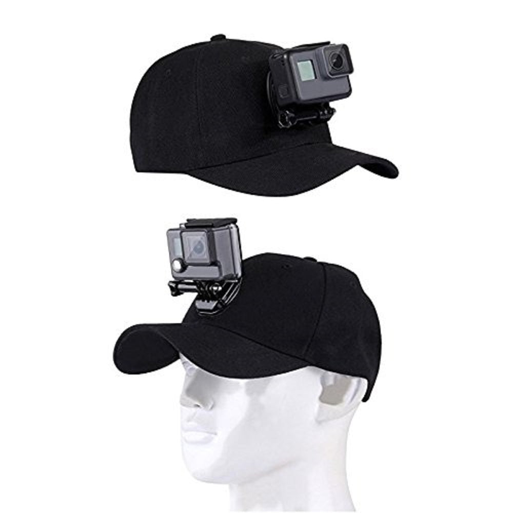 Accessories Kit for GoPro Hero 6/5/4/3+/3/2/1 With Baseball Hat/Head Strap/Chest Strap