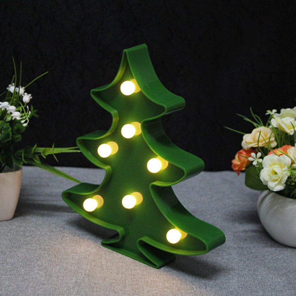 BRELONG 3D Warm White Decoration Night Light for Kids Room Christmas Wedding Christmas Tree 3V