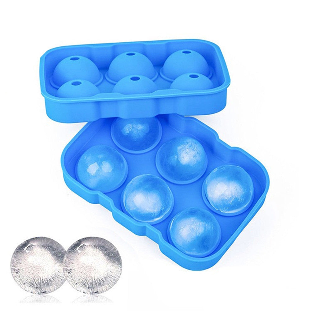 6 Hole Silicone Ice Hockey Mould