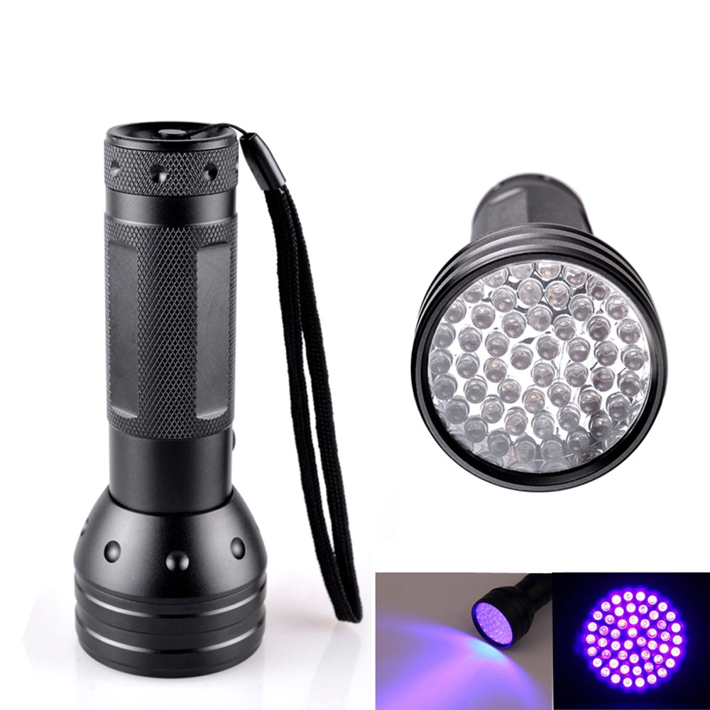 51 LED Flashlights Torchlight Pet UV Urine Stain Detector 395 Nm UV Ultraviolet Torch Light