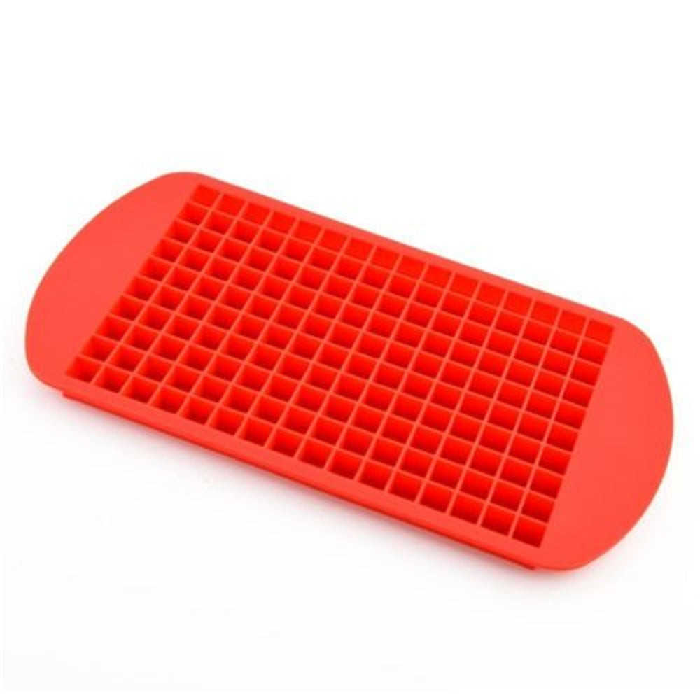 160 Grid Squares Mini Small Food Grade Silicone Ice Cube Tray