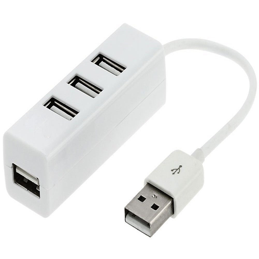 4 Ports High Speed USB 2.0 Hub Splitter Adapter Expansion for PC MAC
