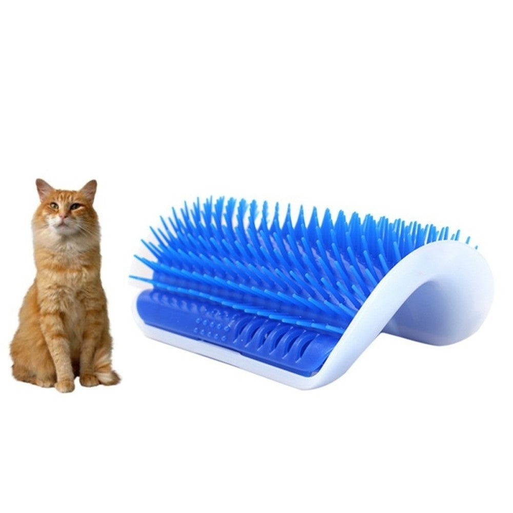 Cat Massage Device Self Groomer With Catnip Pet Toy