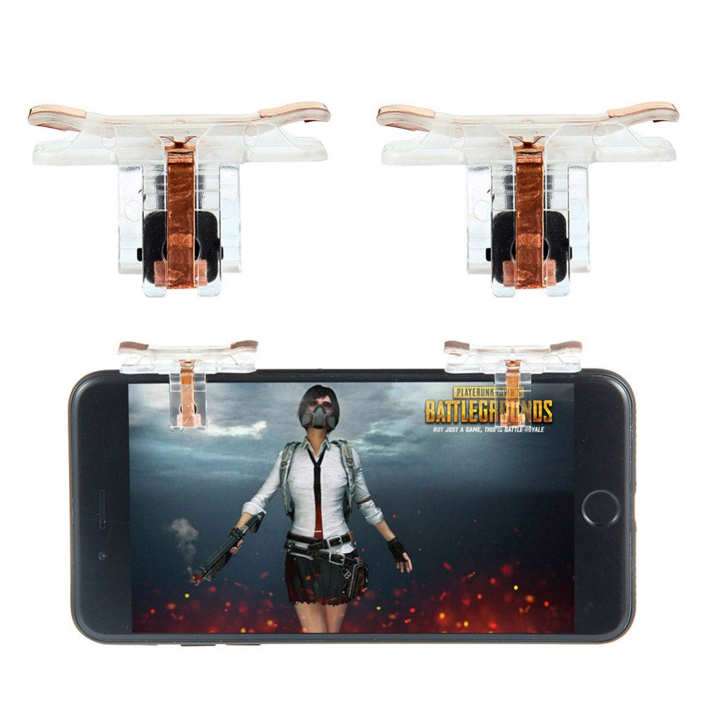 1 Pair of Mobile Game Fire Button Shooting Trigger