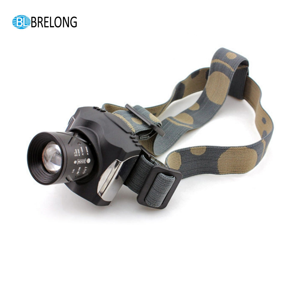 BRELONG LED Headlight Rechargeable Flashlight US