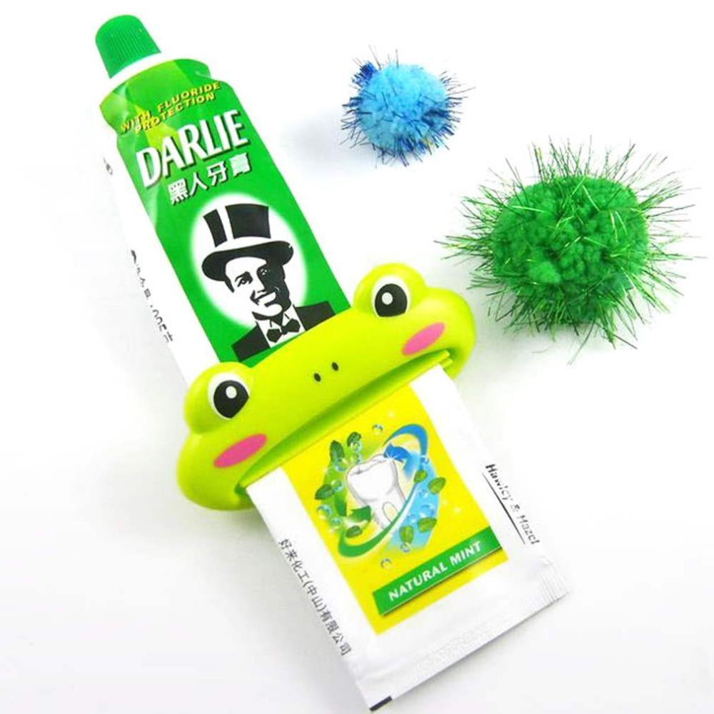 Animal Shaped Plastic Toothpaste Dispenser Cartoon Toothpaste Squeezer Tube Rolling Holder Squeezer