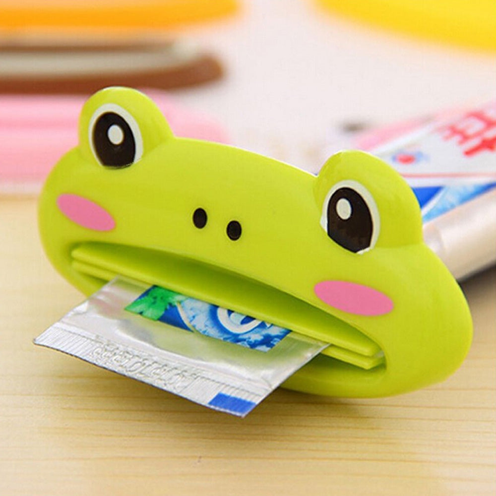 Animal Shaped Plastic Toothpaste Dispenser Cartoon Toothpaste Squeezer Tube Rolling Holder Squeezer