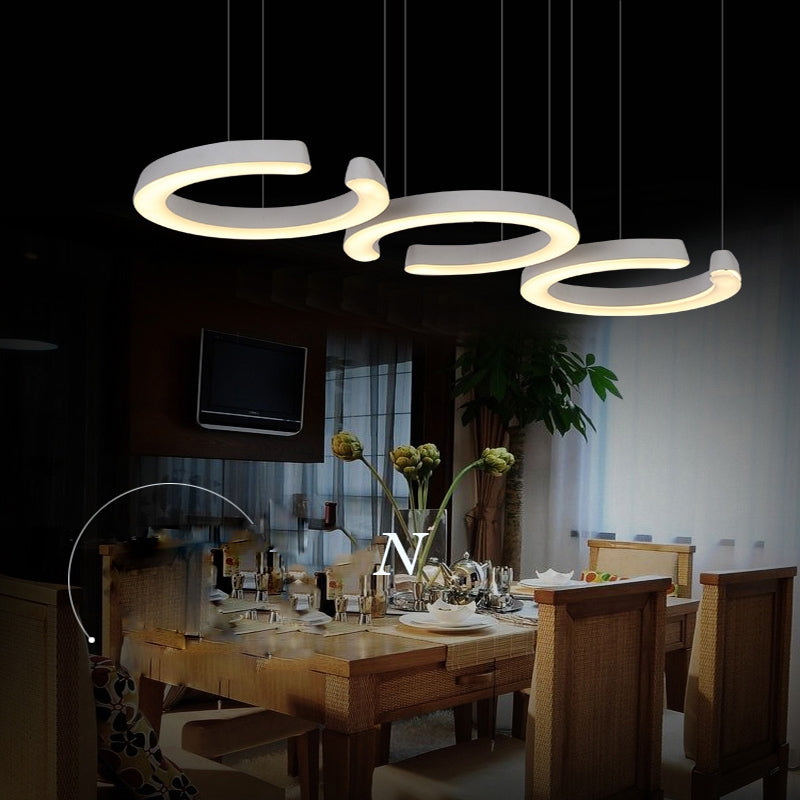 30 W Three Head Droplight of Boreal Europe Style Restaurant Dining Room of The Sitting Room Lamp...