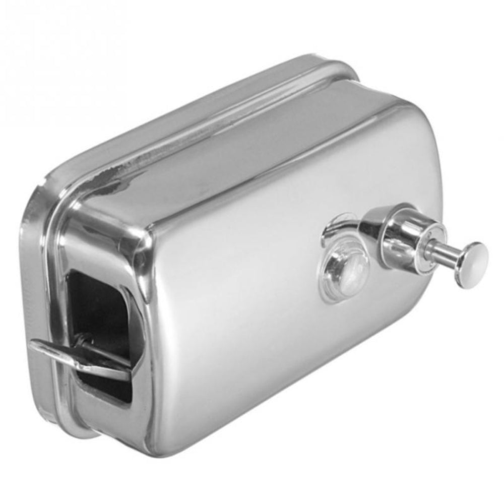 500ml Mounted Stainless Steel Manual Wall Mount Soap Dispenser for Bathroom Kitchen Hotel