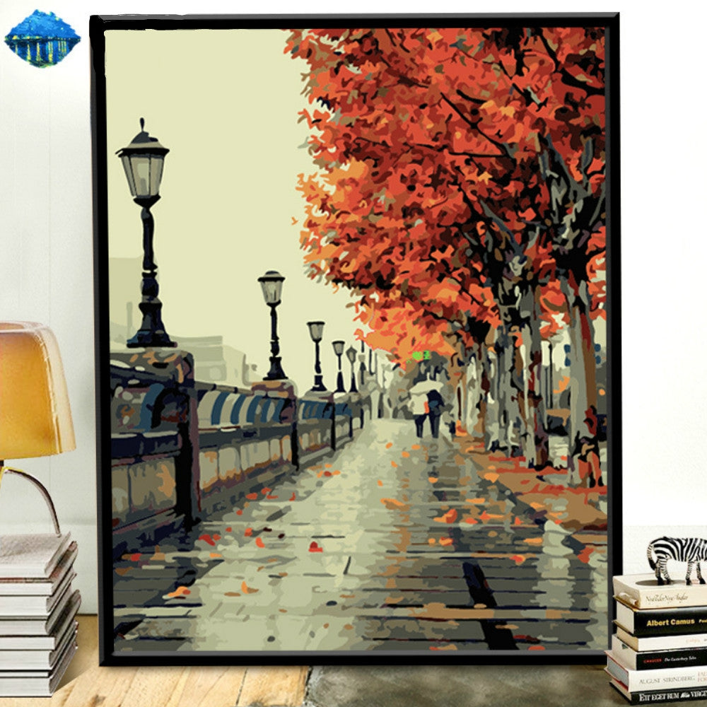 DIY Hand-Painted Canvas Oil Painting  Frameless