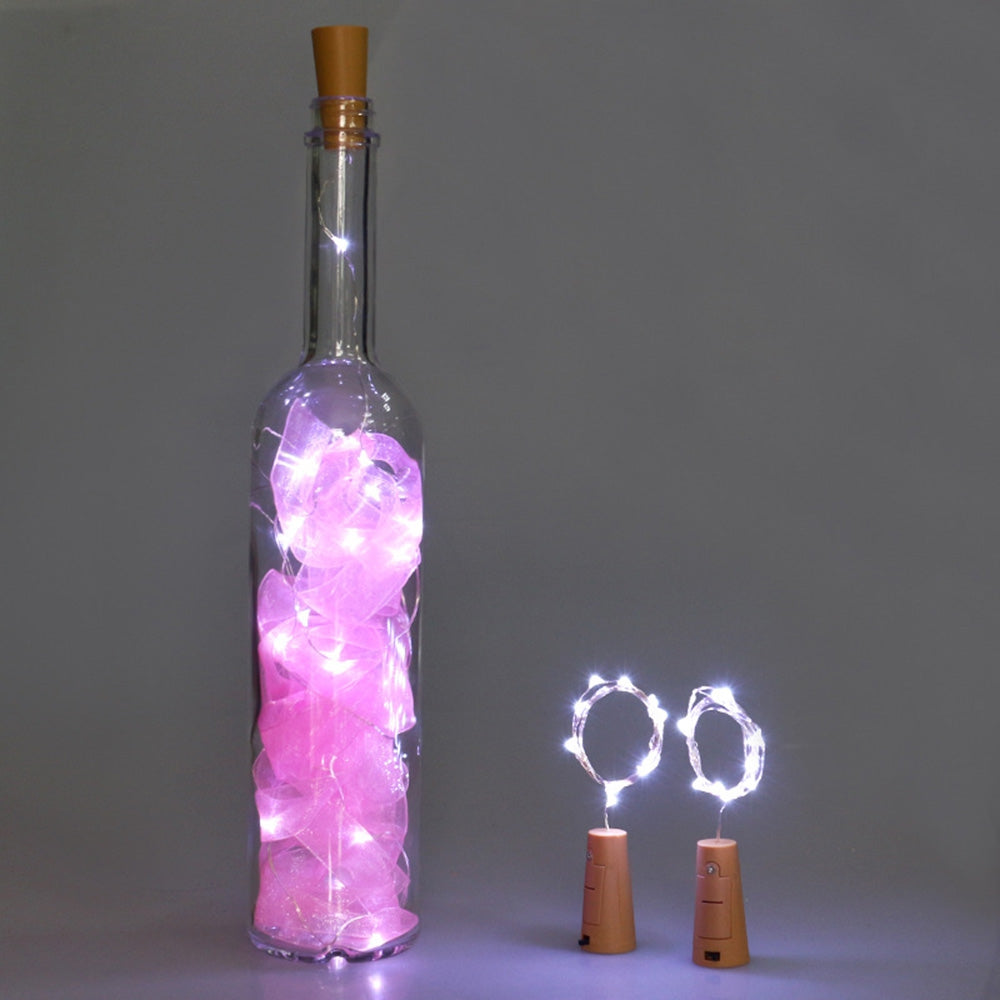 BRELONG 20LED Wine Stopper Brass Lights Decorative Light String