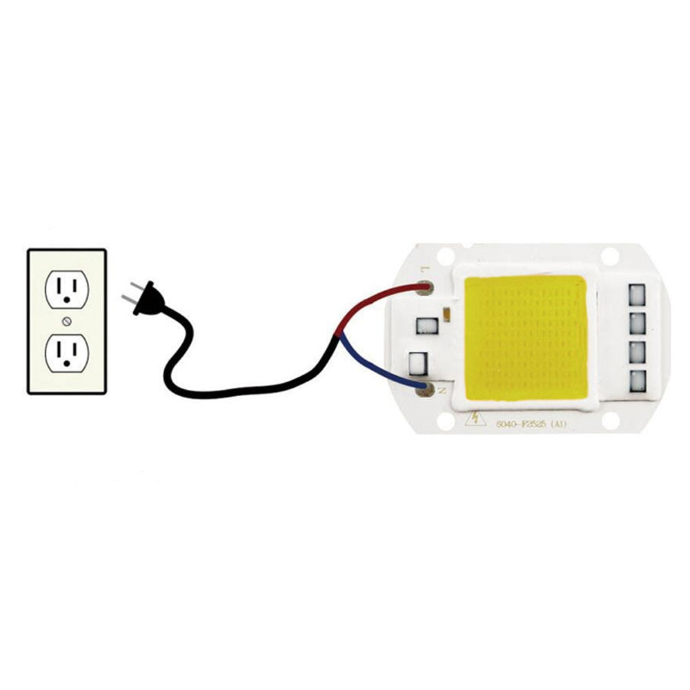 50W 220V DIY COB LED Chip Bulb Bead for Flood Light