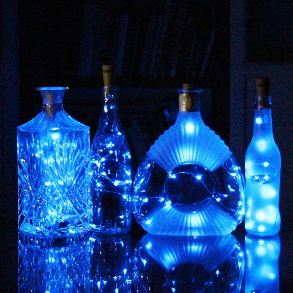 BRELONG 20LED Wine Stopper Brass Lights Decorative Light String
