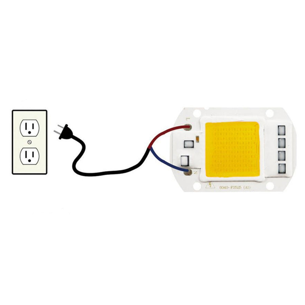 50W 220V DIY COB LED Chip Bulb Bead for Flood Light