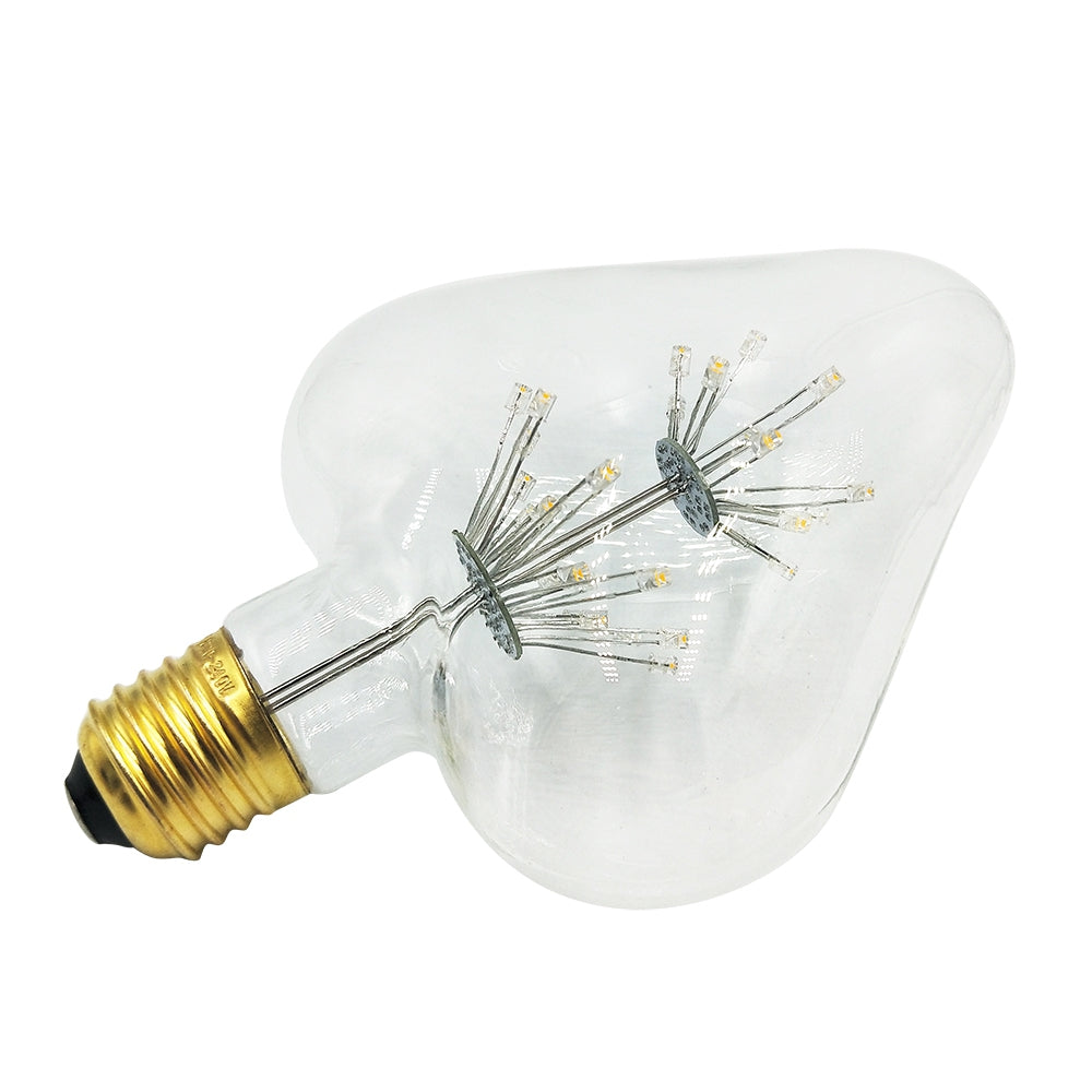 BRELONG Heart E27 3W 30LED Retro Edison Light Bulbs Gypsophila Bulb 220 -240V