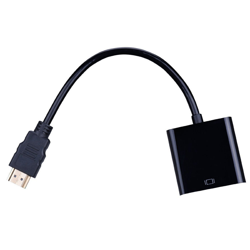 2pcs 1080P HDMI Male to VGA Female  Adapter Converter for PC Laptop/Raspberry Pi Laptop/ PS4 XBO...