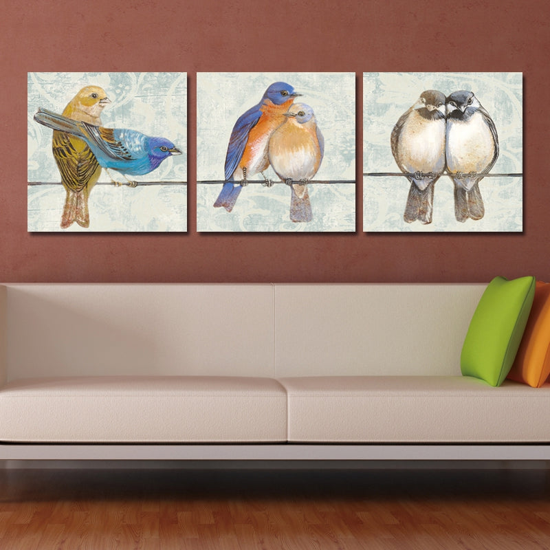 DYC 10037 3PCS Decoration Birds Print Art Ready to Hang Paintings