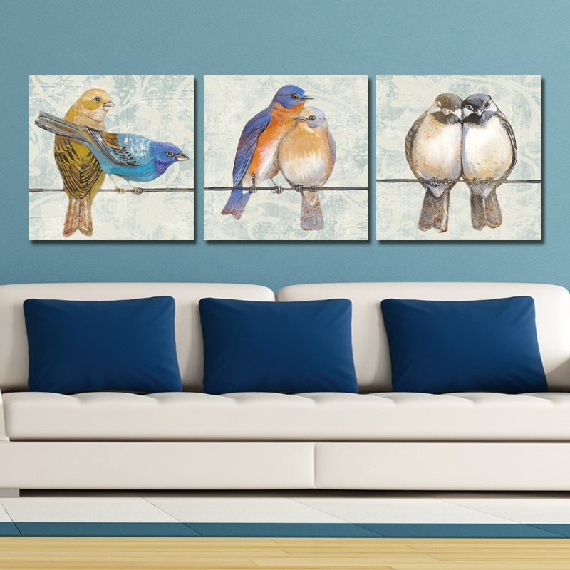 DYC 10037 3PCS Decoration Birds Print Art Ready to Hang Paintings